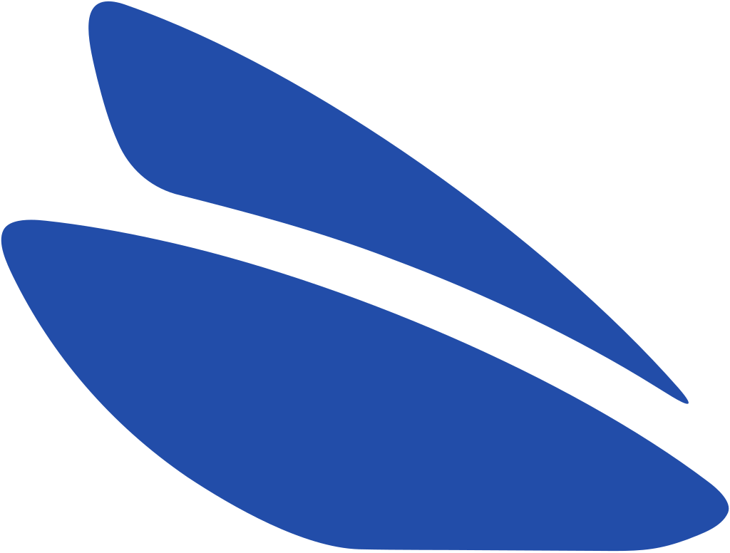 Isotipo de BeeL. en azul — la abeja sin el texto, en PNG y SVG