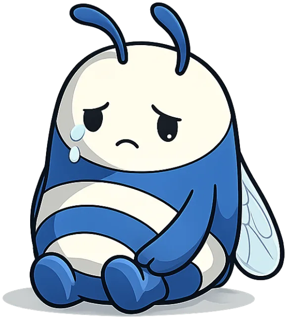 BeeL. mascota triste